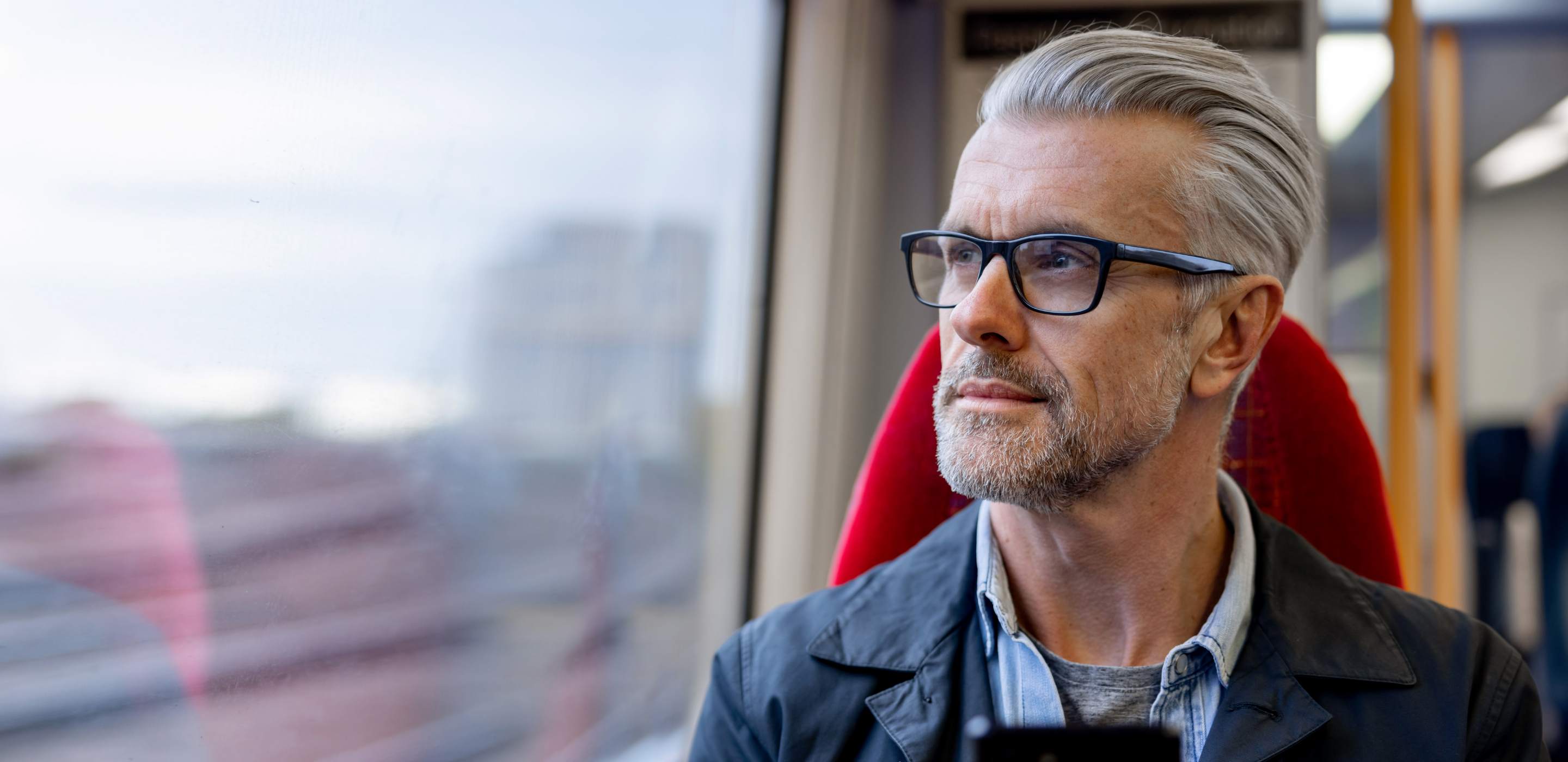 Man near the window
