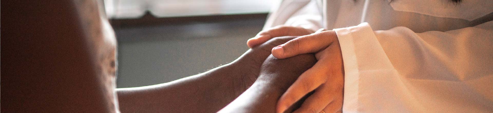 Hands together