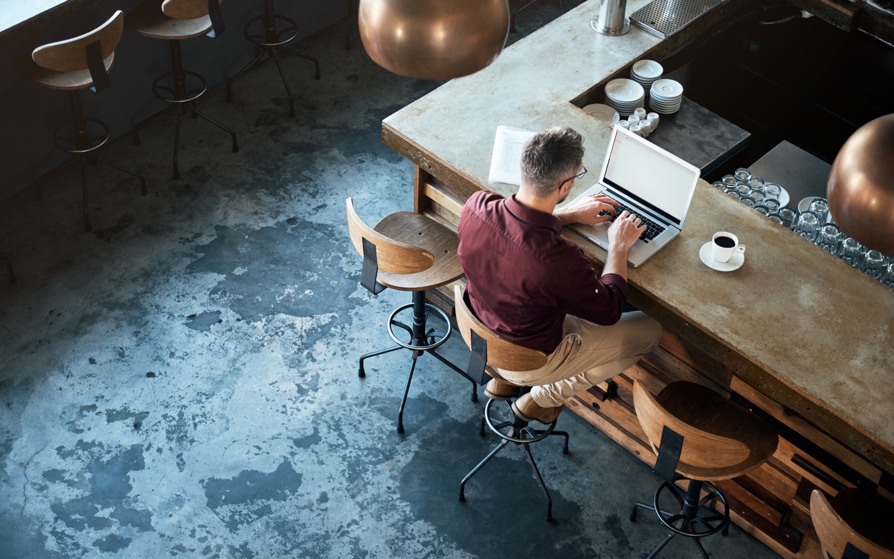 Business professional in his workplace