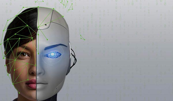 Human and robot face
