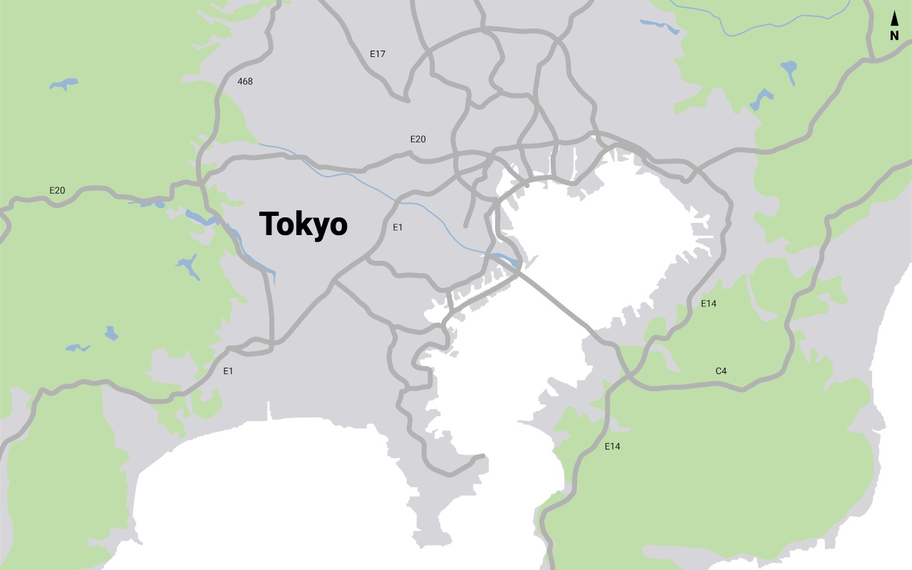 Map of Jakarta data centers